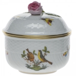 Rothschild Bird Covered Sugar with Rose 4\ Height
6 Ounces


