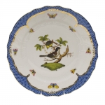 Rothschild Bird Blue Border Dinner Plate, Motif #1 