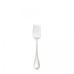 Old Newbury Sterling Salad Fork The understated affluence of Boston\'s acclaimed Newbury Street is evident in the delicate styling of this classic flatware introduced in 1900. Unpretentious elegance at its best, the finely carved border features subtle beading surrounding a smooth raised central panel, offering three-dimensional appeal that offsets the graceful carving at the tip and neck. This popular design will enhance any style d�cor from traditional to contemporary, and will become your favorite flatware for every dining occasion.

Polish your sterling silver once or twice a year, whether or not it has been used regularly. Hand wash and dry immediately with a chamois or soft cotton cloth to avoid spotting.