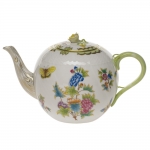 Queen Victoria Green 60 Ounce Tea Pot with Rose 6.5\ Height
60 Ounces