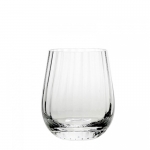 Corinne Large Wine Tumbler Color  - Clear
Capacity -  425ml / 15oz
Dimensions - 4¾\ / 12cm
Material   -  Handmade Glass
Pattern   -  Corinne