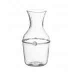 Graham Carafe 8\ Height
24 Ounces

Care & Use:

Dishwasher safe, Warm gentle cycle.
Not suitable for hot contents, freezer or microwave use.
