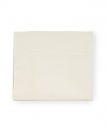 Grande Hotel Ivory/Ivory King Flat Sheet These linens are styled after those that grace the beds of some of the finest hotels in the world. So if you\'re wondering why you always sleep so well in a five-star hotel, this may be the answer. This ever-popular percale is embroidered with tailored double-rows of satin stitch in colors numerous enough to thrill a decorator. Plus, they\'re woven by our masters in Italy to last through many washings.

Fabrication:
Percale with double-row of satin stitch embroidery
Duvet Cover: U-Shape on top of bed
Shams: 4-sides
Flat Sheet and Pillowcases: Along cuff

Finishing:
Knife-edge hem on Duvet Covers
Classic-style flanges, approximate measurements:
Shams: 3-inches; Boudoir: 2-inches
Flat Sheet and Pillowcase cuffs: 4-inches

Hem:
Plain
