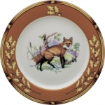 American Wildlife Fox Salad Plate 