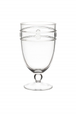 Al Fresco Acrylic Isabella Goblet 6 1/2\ 6.5\ H x 3.25\ W
12 oz
Made of Acrylic, BPA free

Use & Care:  Dishwasher safe, top shelf recommended; not oven, microwave or freezer safe
Not suitable for hot contents