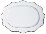 Simply Anna Antique Oval Platter 13 3/4\ 13.75\ Length x 10.5\ Width




