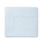 Celeste Blue Full/Queen Flat Sheet 96\ x 114\

Fabrication:
Percale

Finishing:
Classic-style flanges, approximate measurements:
Duvet Cover: 4-inches
Shams: 3-inches; Boudoir: 2-inches
Flat Sheet and Pillowcase cuffs: 3.5-inches

Hem:
Hemstitch
