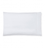 Fiona White Standard Pillowcases, Pair  Fiona is a lovely long-staple cotton sateen, possessing the wonderful sleek smooth \'slide\' this type of weave naturally exhibits. Special yarns create its silky-soft hand, and as one might expect, our exceptional quality standards help to make Fiona a great value.

Fabrication:
Sateen

Finishing:
Classic-style flanges, approximate measurements:
Duvet Cover: 3-inches
Shams: 3-inches; Boudoir: 2-inches
Flat Sheet and Pillowcase cuffs: 3.5-inches

Hem:
Hemstitch

Care:
Machine wash warm water on gentle cycle. Do not use bleach (bleaching may weaken fabric & cause yellowing). Do not use fabric softener. Wash dark colors separately. Tumble dry on low heat. Remove while still damp. Iron on \cotton\ setting to regain luster and sheen.
